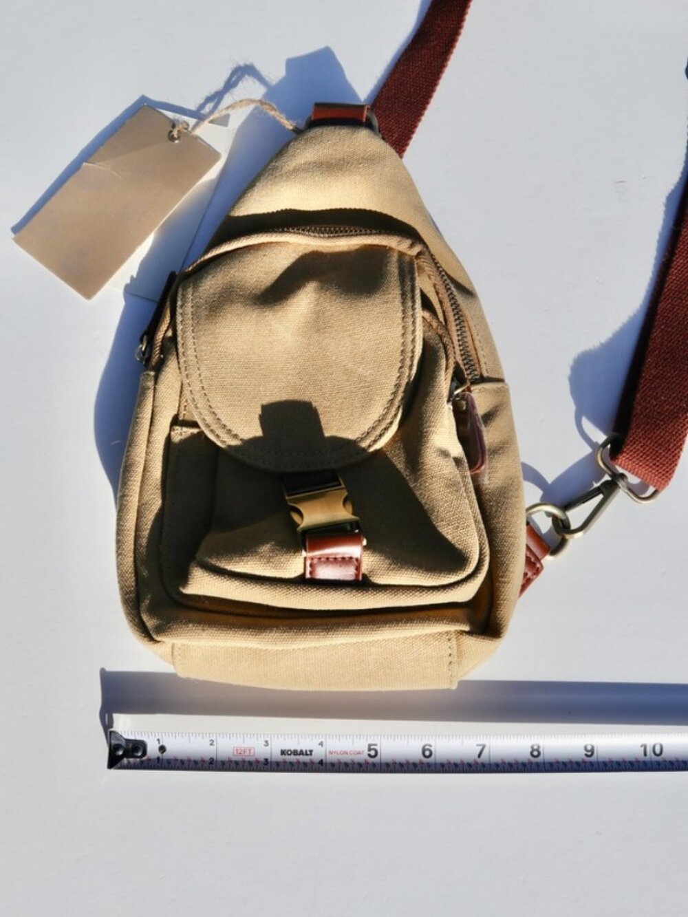NWT Antik Kraft Camel Sling Bag - Picture 5 of 7